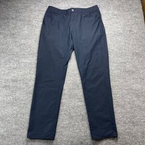 Vuori Meta Pants Mens 34 Navy Blue Technical Performance Trousers V430